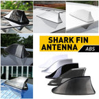 Shark Fin Roof Antenna for Car (FM/AM Signal) - White/Black/Silver/Carbon