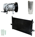 A/C Compressor Kit With Condenser Replacement for Nissan Frontier 2.4L (1999–1999)