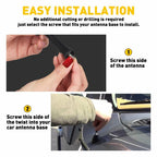 Universal FM AM Radio Antenna for Cars (9 Inch)