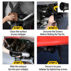 Dual Exhaust Tips for Custom Applications (1.5-2.4 Inlet)