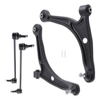 Set of 4 Front Lower Control Arms Sway Bar Links for Honda Pilot (2006–2008)