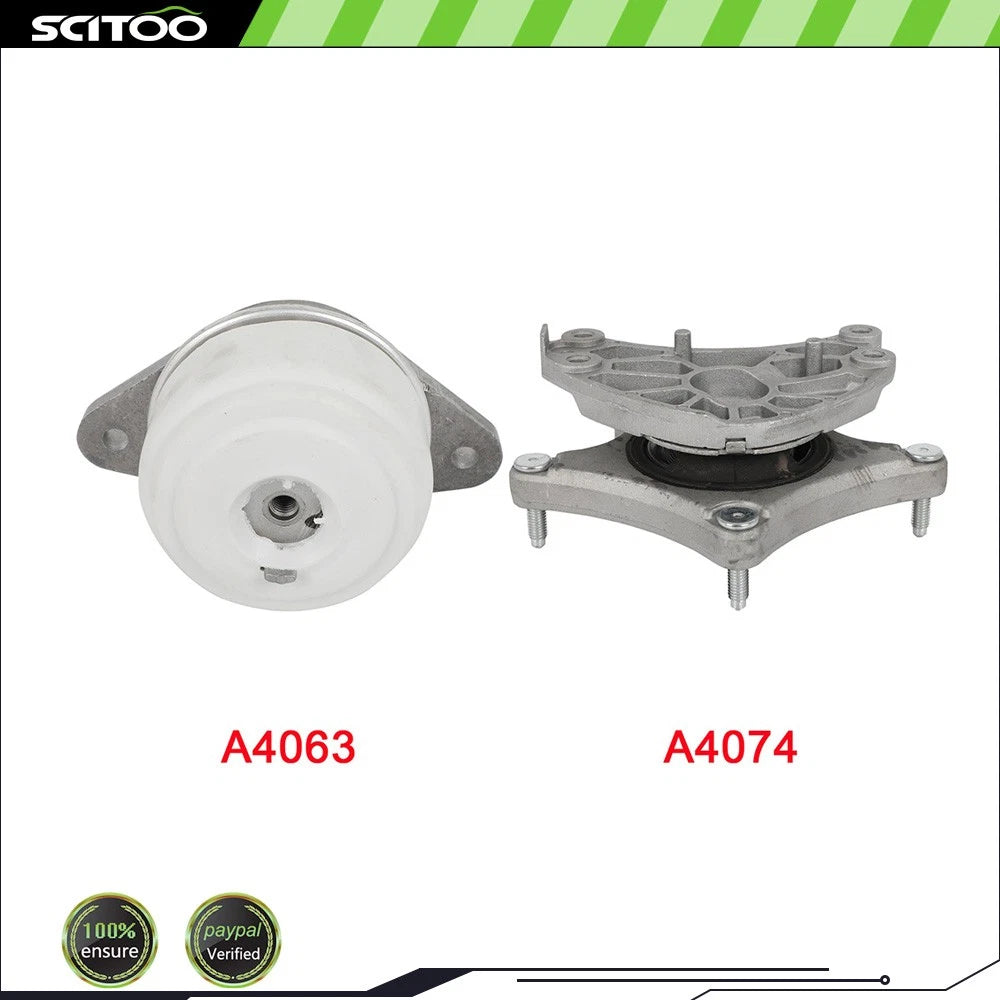 3X Engine Motor Trans Mount for Mercedes-Benz C250 (2010–2012)