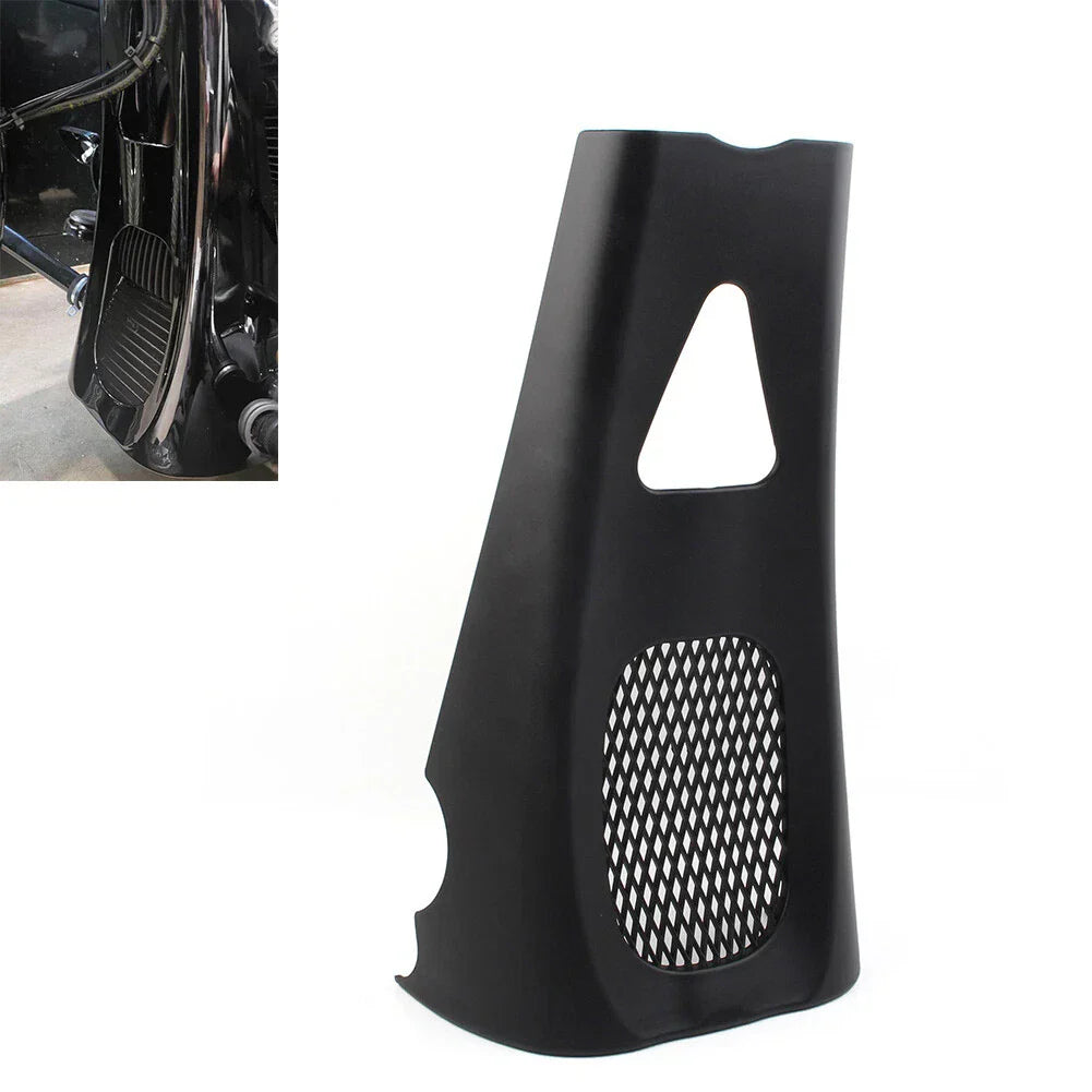 Stretched Chin Spoiler Scoop for M8 Harley Touring 2017-2023 Matte Black