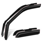 Set of 4 In-Channel Window Visors for Ford F-150/F-250/F-350 (2015–2026)