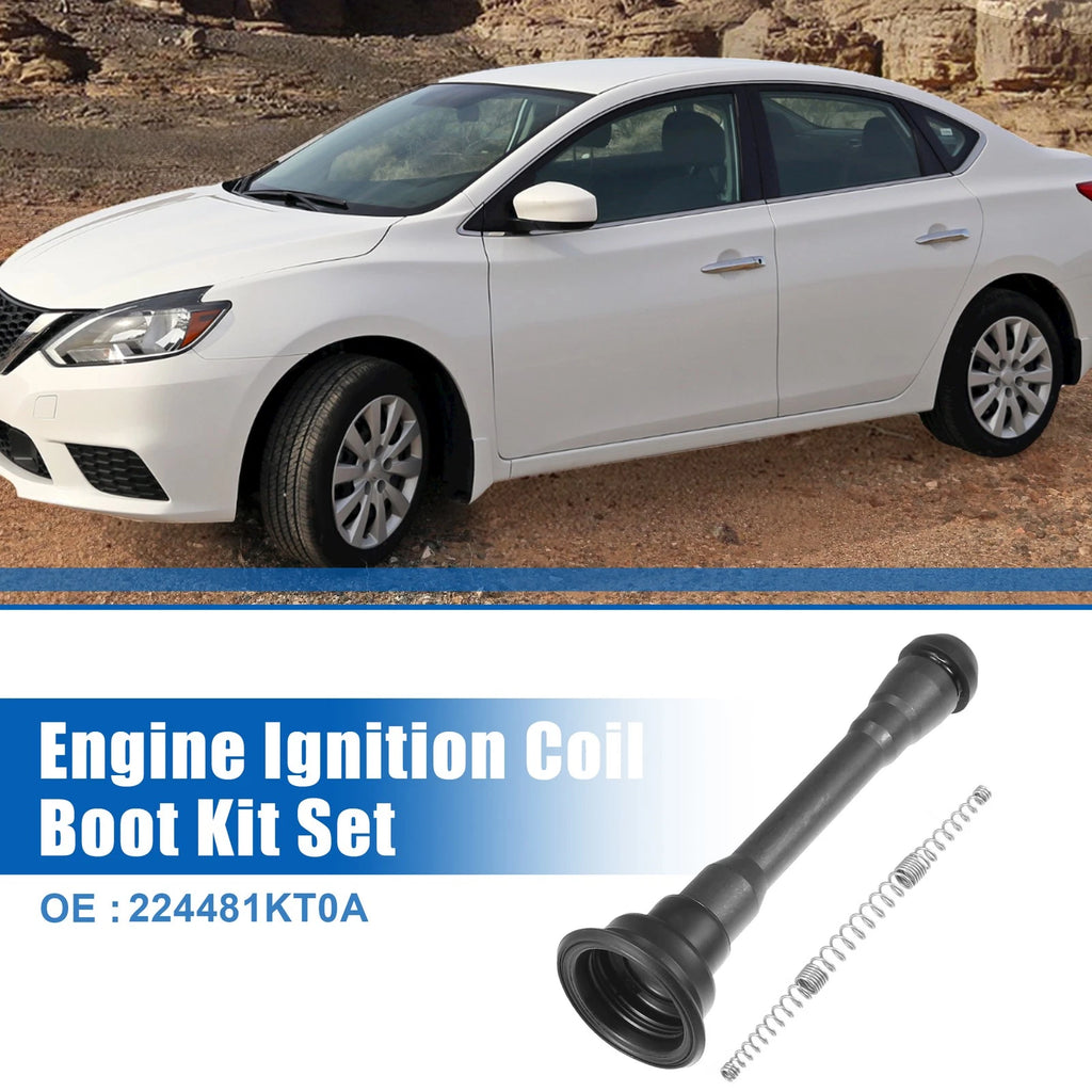Set of 4 Ignition Coil Boot Kit No. 224481KT0A for Nissan Sentra (2013–2019)