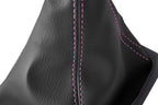 Leather Manual Shift Boot Cover for Nissan Skyline R32 (1989–1993) Pink Stitch