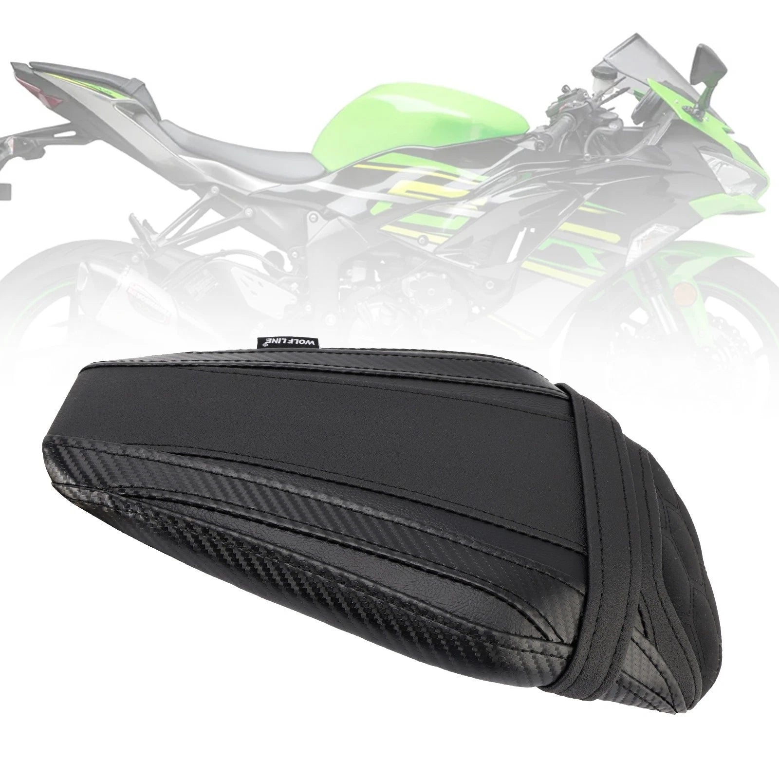 Rear Passenger Seat Cushion for Kawasaki Ninja ZX-6R (2019–2025)