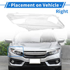 Headlight Lens Cover for Honda Crosstour (2011–2013) PC Clear
