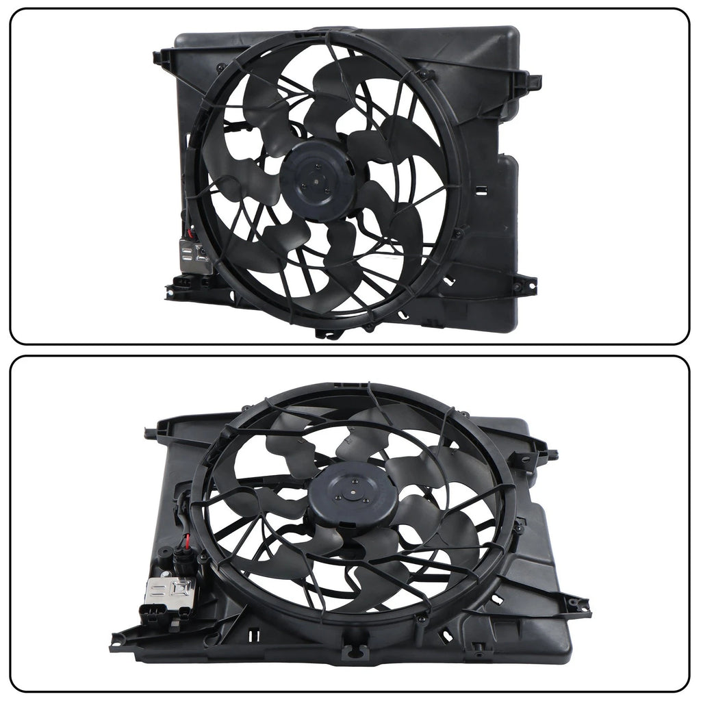 Radiator Cooling Fan Assembly W/ Module for Hyundai Genesis (2015–2016) 25380B1280