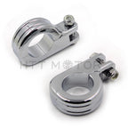 1-1/2" Engine Crash Bar Foot Peg Mount Clamp for Harley Motorcycle