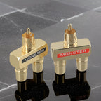 Y Splitter Adapter for - Copper Gold Plated Metal