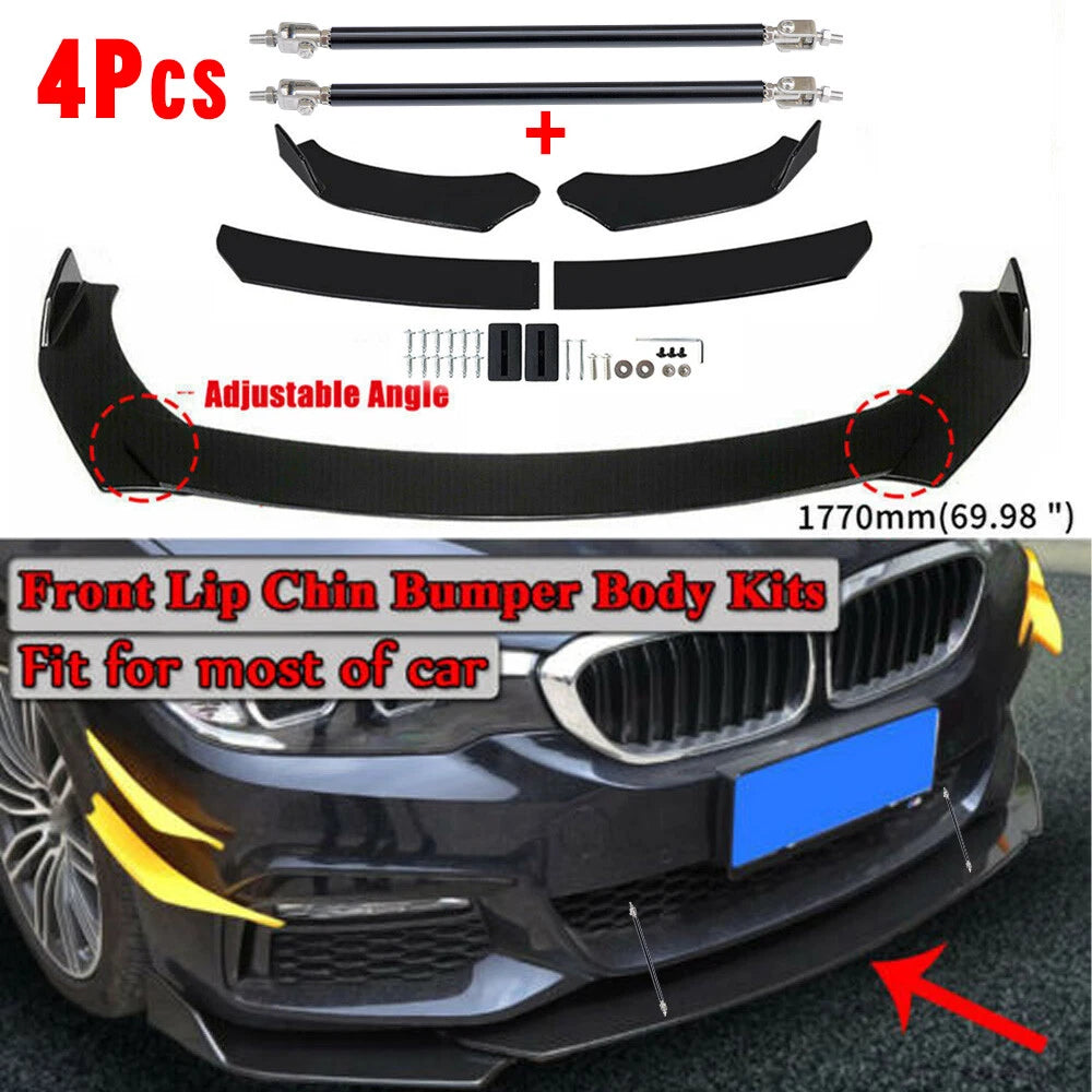 Front Bumper Lip Spoiler for BMW (Universal)