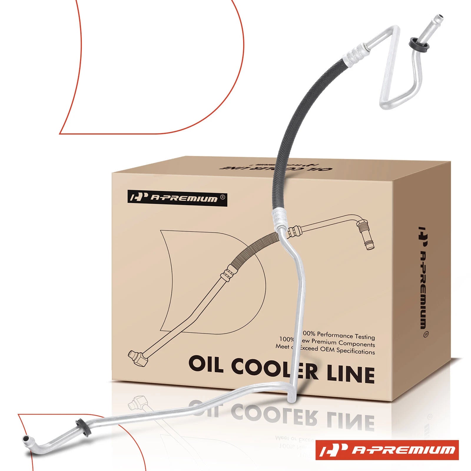 Trans Oil Cooler Hose for Ford Excursion F-250 F-350 Super Duty (2000–2005)