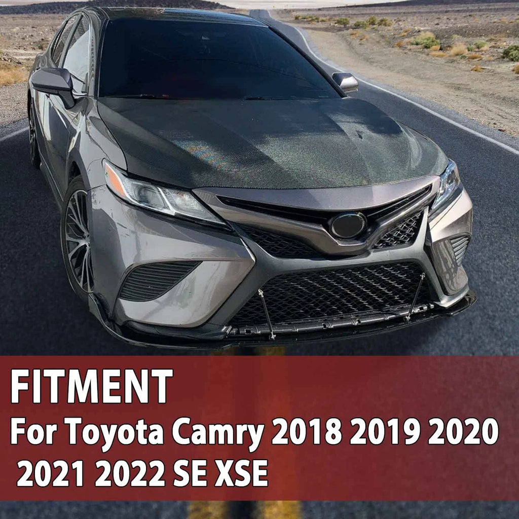 Front Bumper Lip Kit Spoiler for Toyota Camry SE XSE (2021–2024)