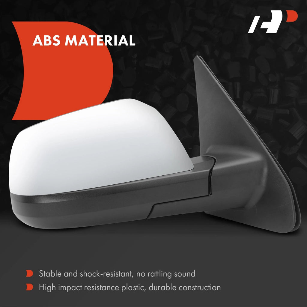 Passenger Manual Mirror with Manual Folding Chrome for Toyota Tundra (2007–2021)