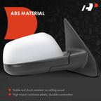 Passenger Manual Mirror with Manual Folding Chrome for Toyota Tundra (2007–2021)