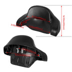 Chopped Pack Trunk Backrest Pad for Harley Touring (2014–2026)