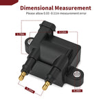 2X Ignition Coil 8M0029482 300-8M0044991 for Mercury Outboard (35HP–450HP)