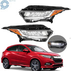 Set of 2 Full LED Headlight Assemblies for Honda HR-V Touring (2019–2022)