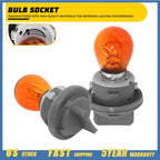 2X Front Turn Signal Lamp Bulb Socket for Hyundai Accent Elantra (H)