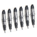 6X Fuel Injector 0445120075 for Holland T7 T6 Iveco Fiat Cummins ISLE QSL