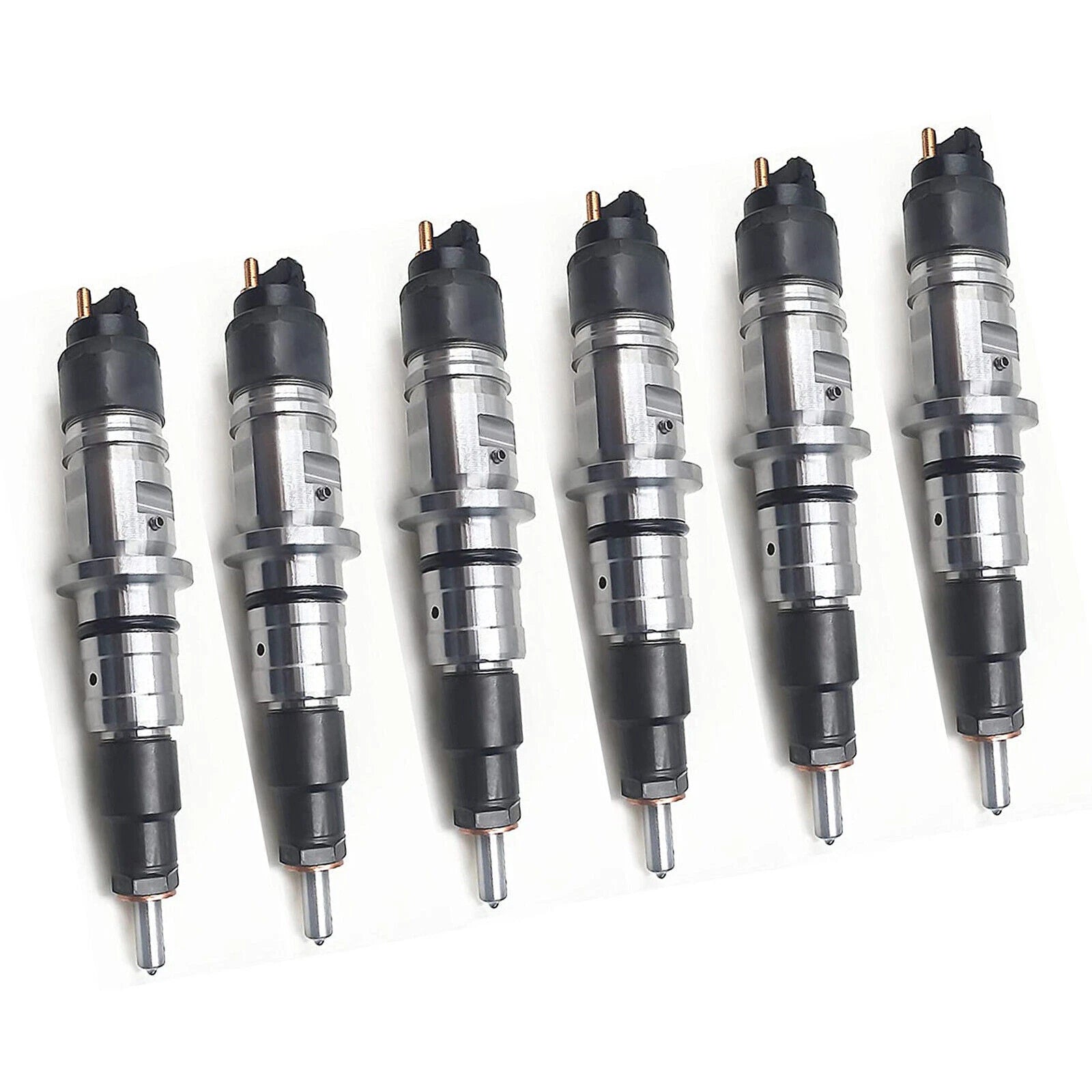 6X Fuel Injector 0445120075 for Holland T7 T6 Iveco Fiat Cummins ISLE QSL