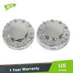 Set of 2 Front Wheel Center Caps Chrome for Dodge Ram 4500 5500 (2019–2021)