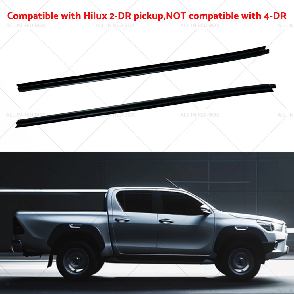 Front Door Seal Weatherstrip Rubber for Toyota Hilux 2-Door Ute (2005–2015)