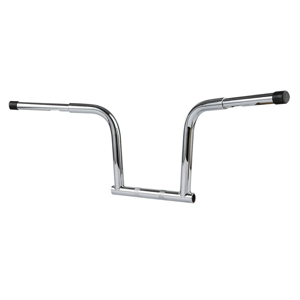 12" Chrome Rise Handlebar for Harley Dyna FXDB, Fat Bob FXDF (2006-2017)