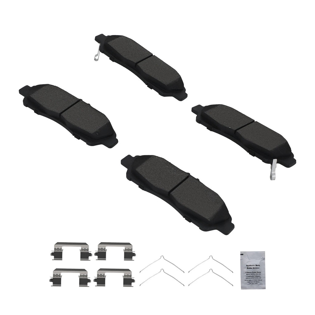 Front Disc Brake Pads Set for Chevrolet Traverse (2018–2020) GMC Acadia (2017–2020)