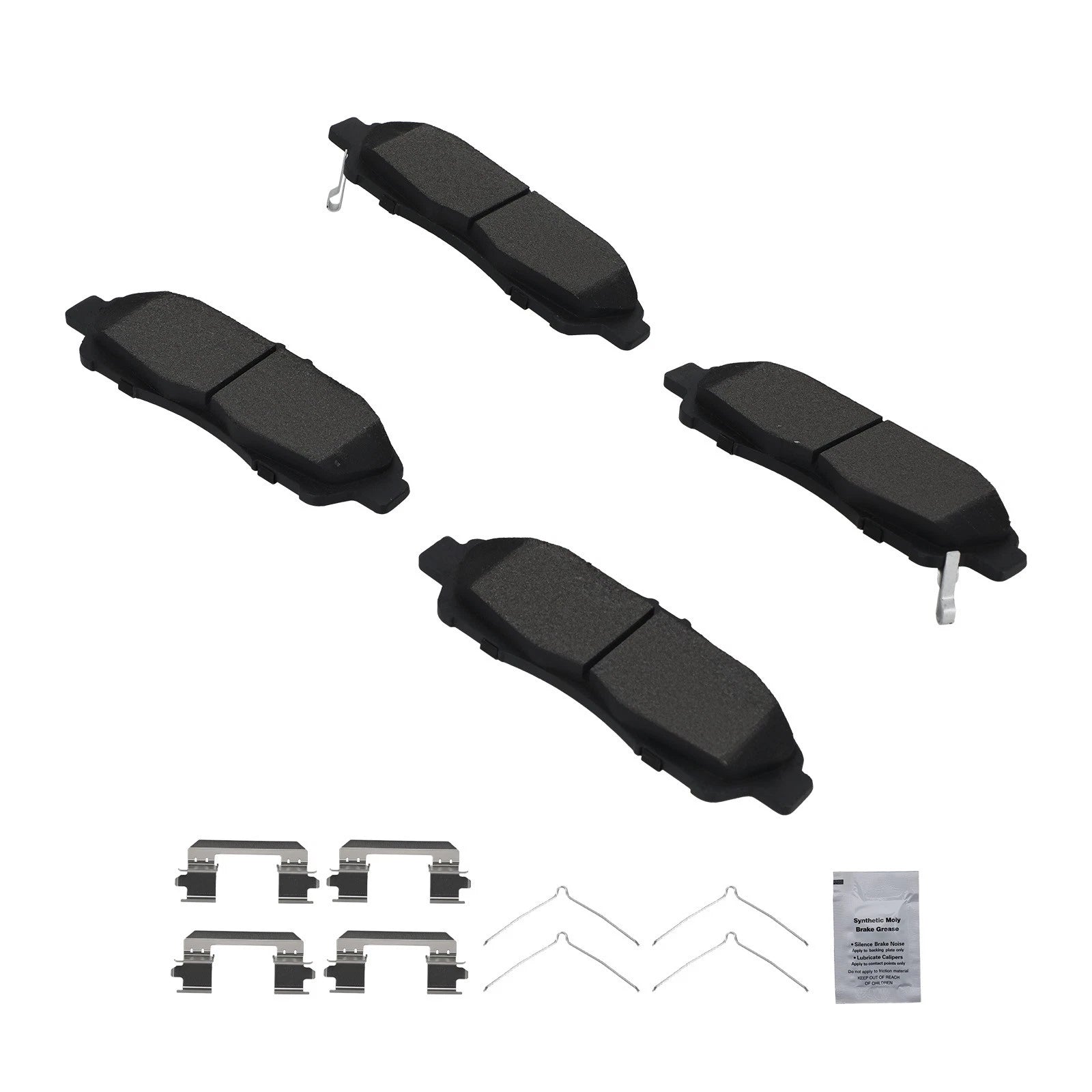 Front Disc Brake Pads Set for Chevrolet Traverse (2018–2020) GMC Acadia (2017–2020)
