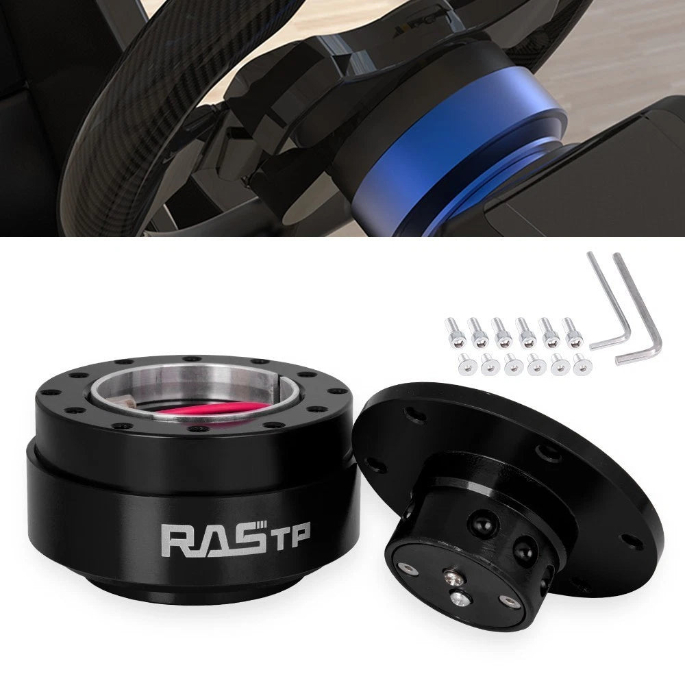 Steering Wheel Quick Release Hub Adapter Snap Off Kit 6 Bolt Universal