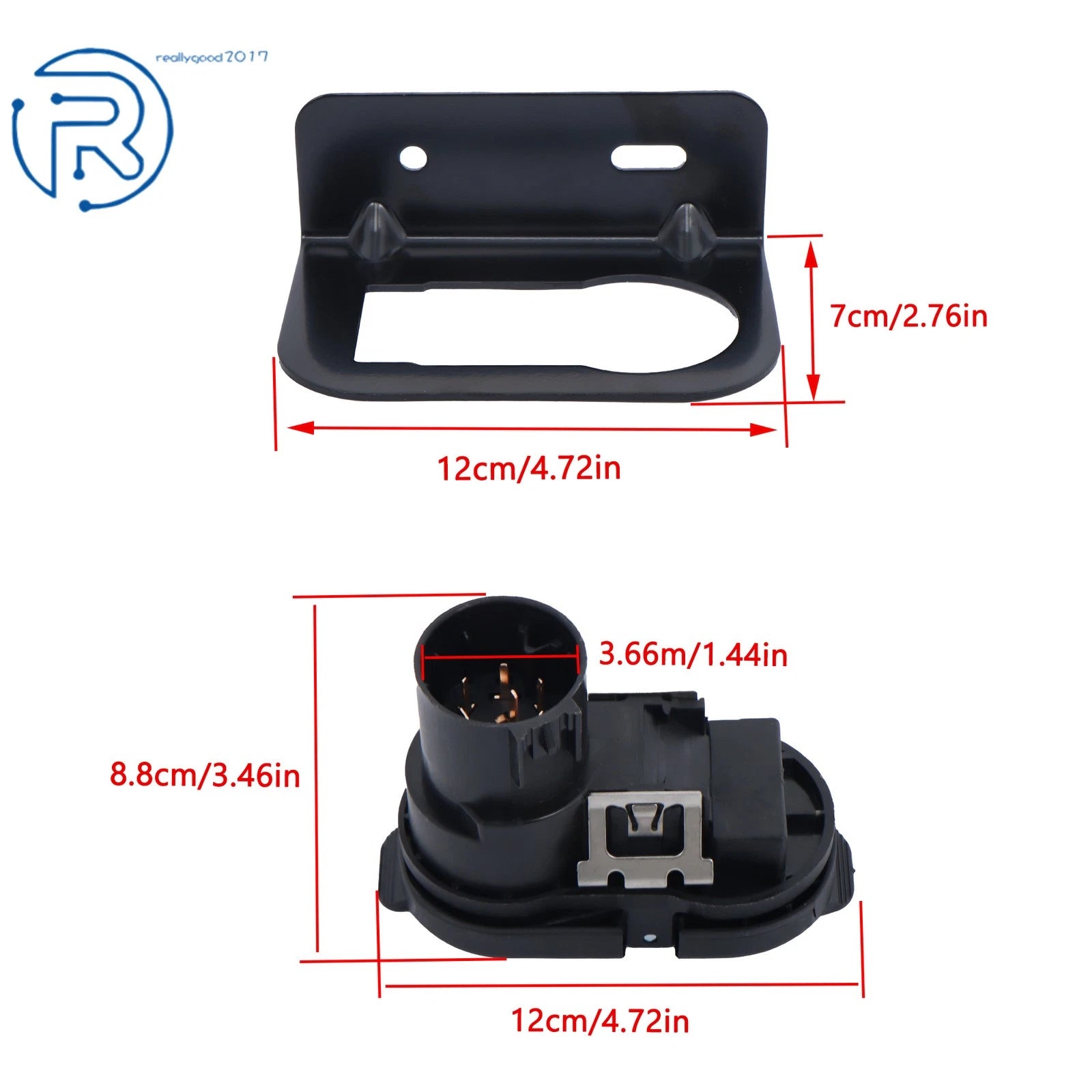 Trailer Wiring Connector Plug for Dodge Ram 1500 2500 3500 (2011-2024)