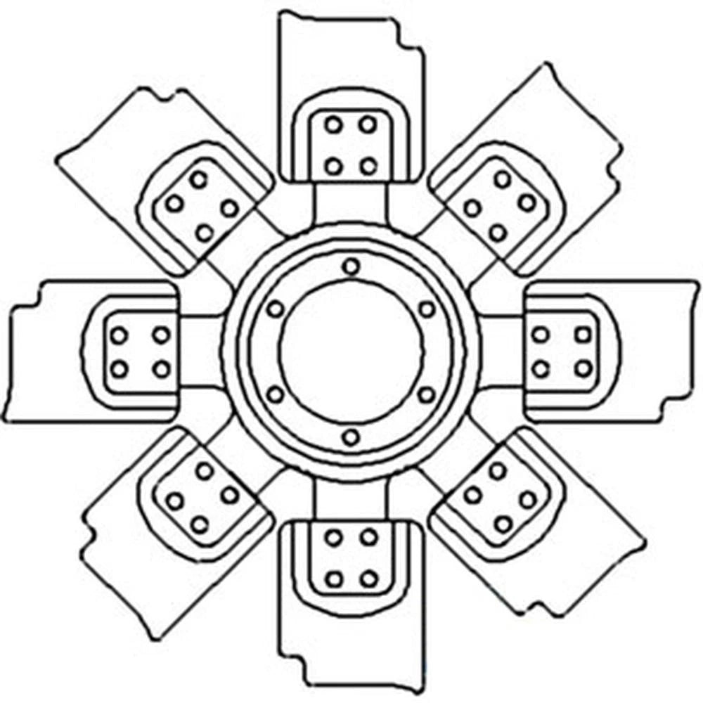 8 Blade Fan for 4050 4055 4250 4255 4450 4455 (AR94950 AR94950-A)