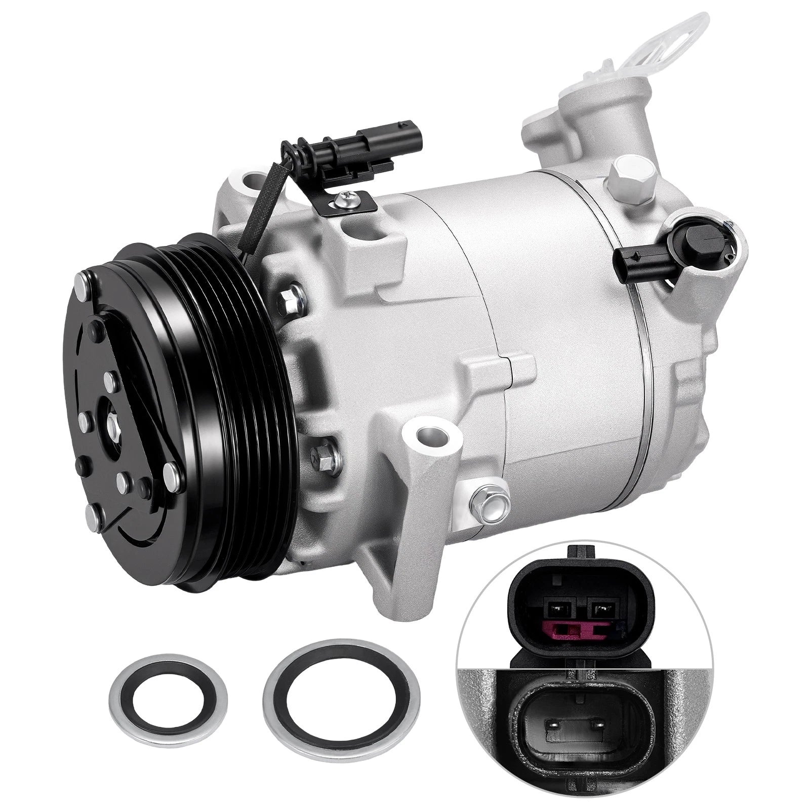 AC Compressor with Clutch for Chevrolet Equinox (2018–2024)