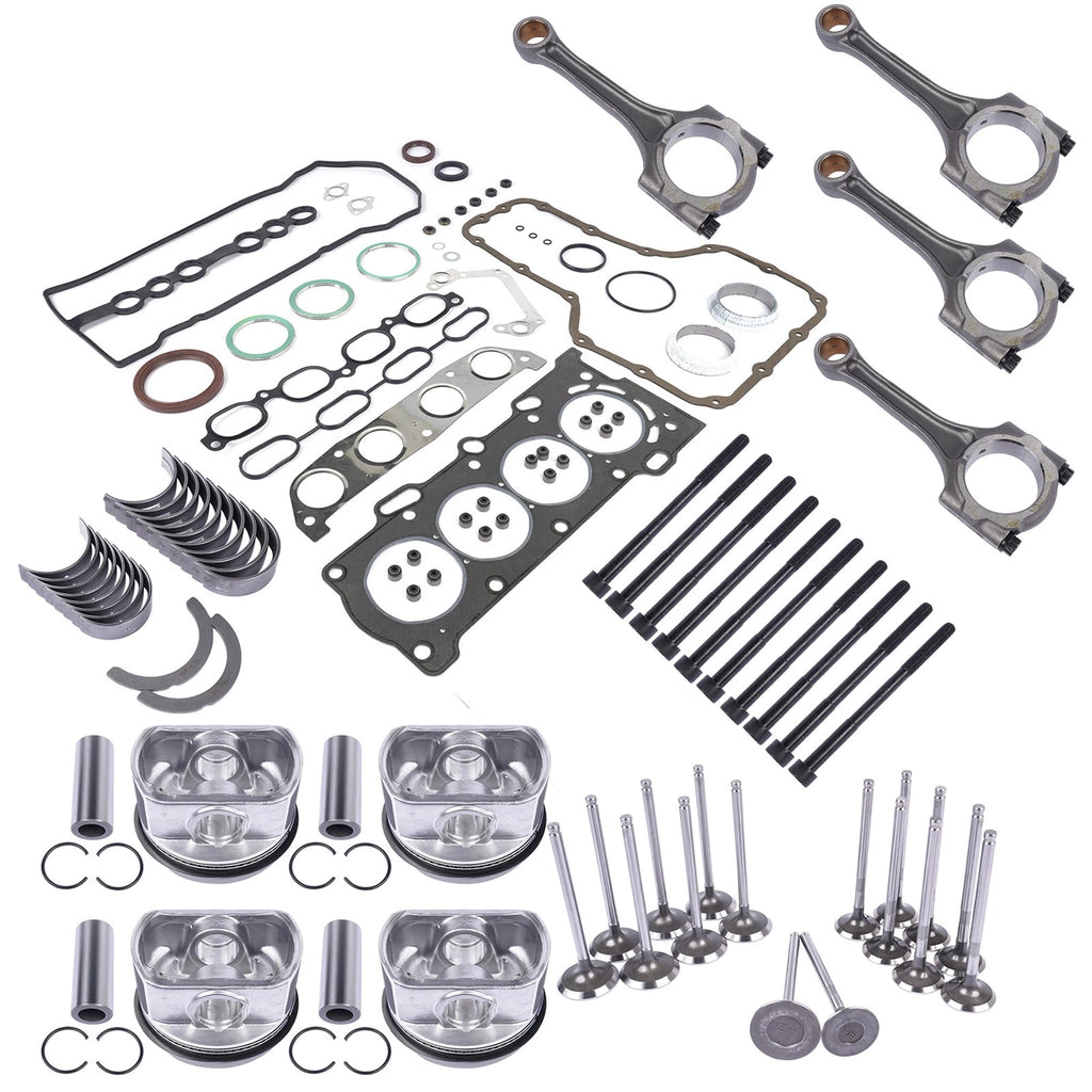 Engine Rebuild Kit for Toyota Celica Corolla Matrix (1998-2008) 1.8L 1ZZFE