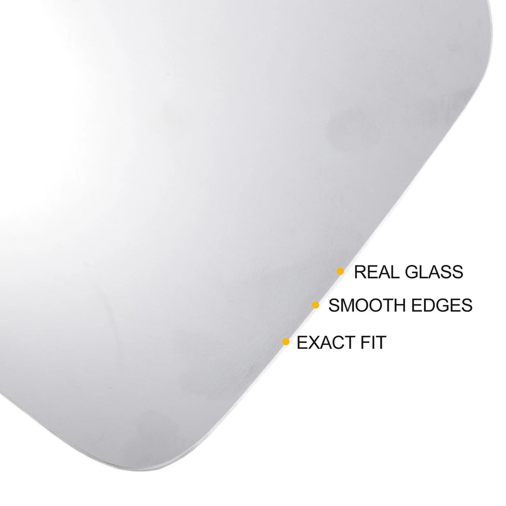 Left Driver Side White Mirror Glass for Hyundai (Non-Heated)