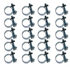 20 Pcs Fuel Injection Hose Clamp for (19/32" 13mm - 15mm)