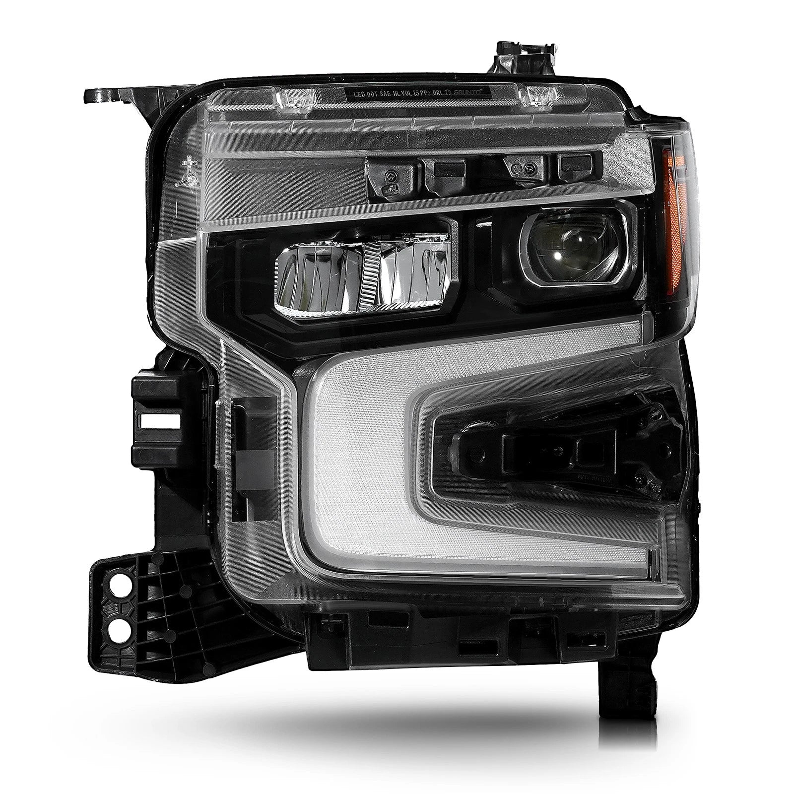 LED Headlight for Chevy Silverado 1500 LT/RST (2022–2026) w/Black Bezel
