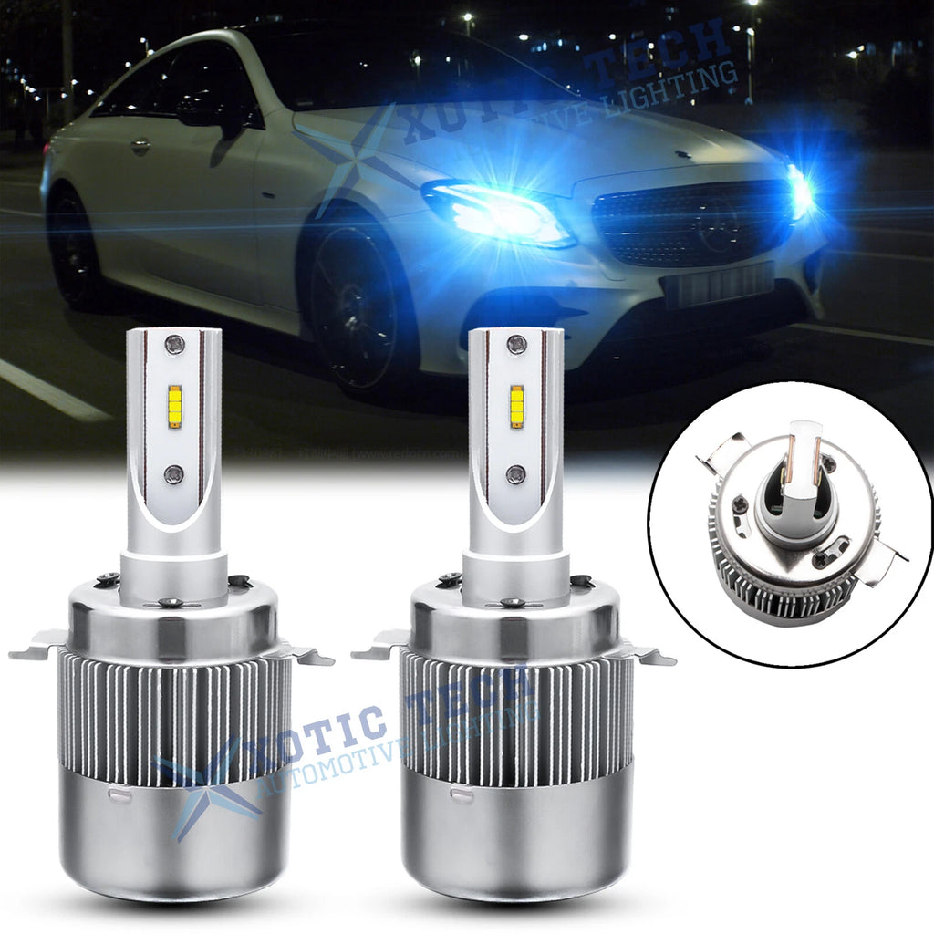H7 Ice Blue LED Bulbs with Retainer Adapter for Mercedes-Benz E350 (2010–2015)