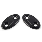 Rearview Mirror Block Off Base Plates Cover for BMW S1000RR (2009-2018)  Black
