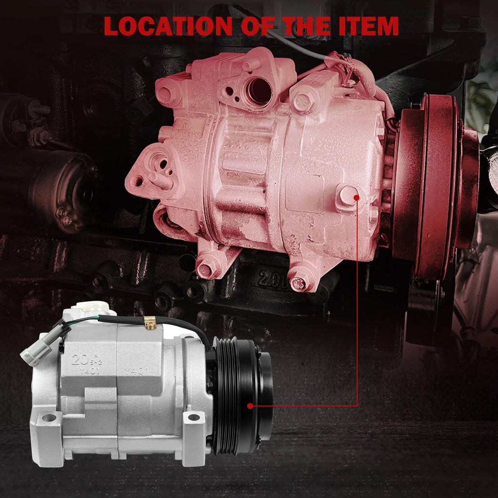 A/C Compressor for Chevrolet Express GMC Savana (2006-2014)