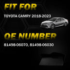 Left Rear Trunk Tail Light Cover Trim for Toyota Camry (2018–2023)
