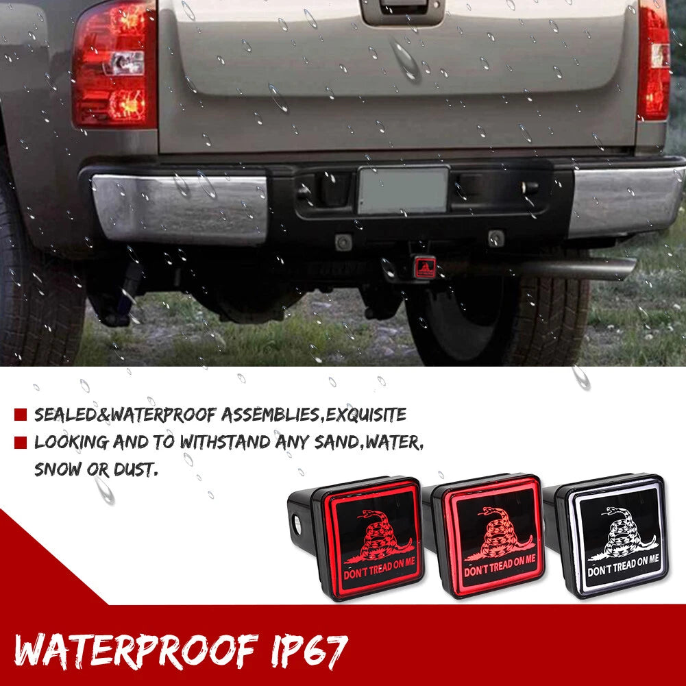 LED Brake DRL Trailer Hitch Light for Towing & Hauling (2")