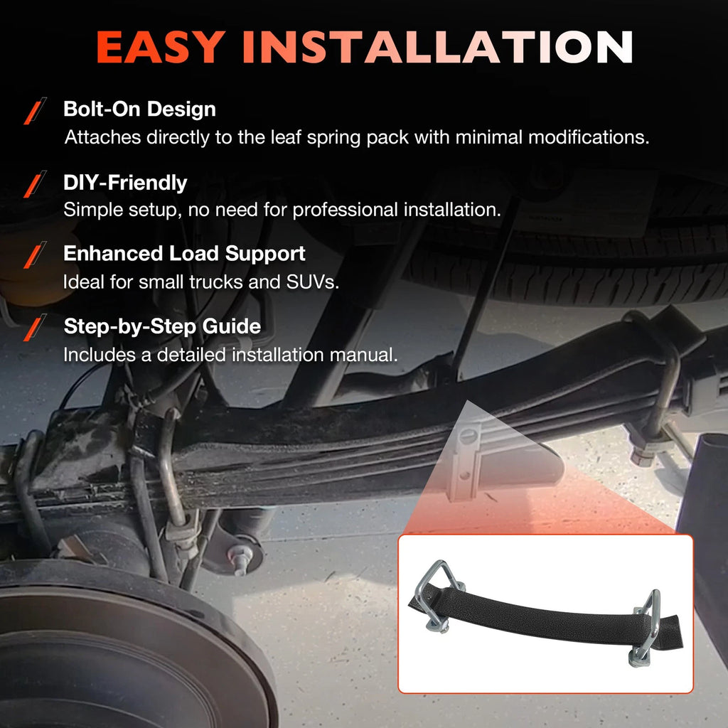 Heavy Duty Helper Spring Kit for Ford GMC Pickup Trucks SUV