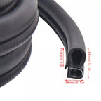 Rubber Weatherstrip Body Mounted Door Edge Molding for 20ft (---)