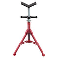 Steel Adjustable Pipe Stand V-Head Tripod Jack 28-52in 2500lbs Capacity