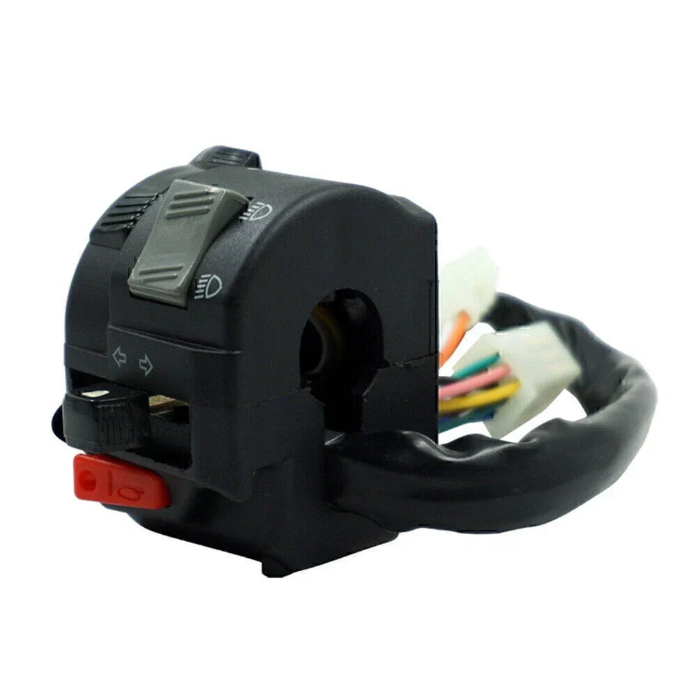 7/8" Handlebar Horn Button Turn Signal Fog Light Switch for Motorcycle