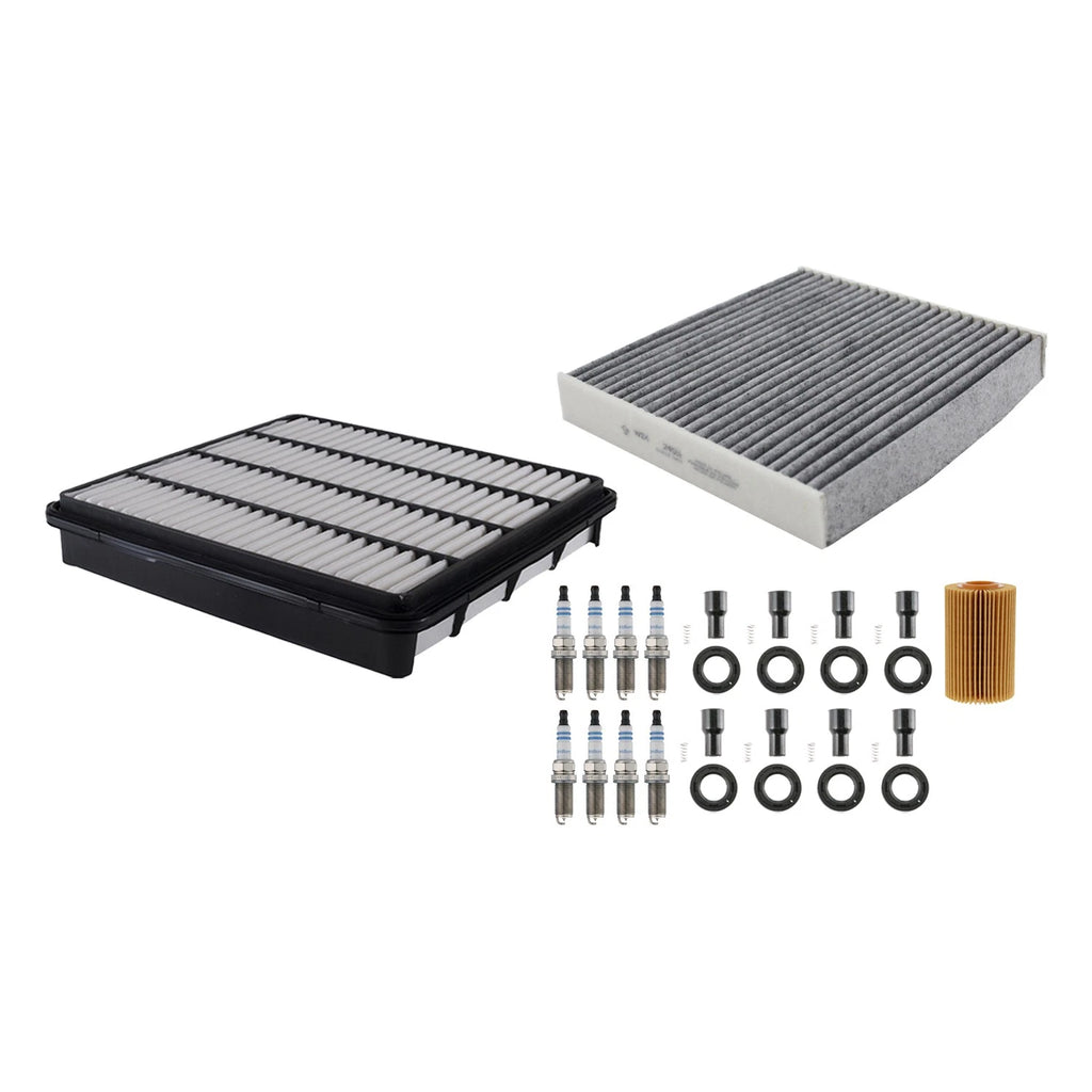 Tune Up Kit with 8 Spark Plugs and Boots for Lexus LX570, Toyota Sequoia (2008–2021)