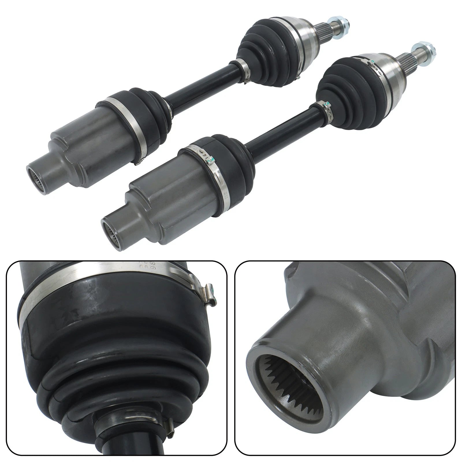 2X Front CV Axle Shaft for Dodge Ram 1500 (2002–2011) 4WD